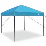 vidaXL Tente à auvent pop-up Bleu 250 x 250 cm tissu
