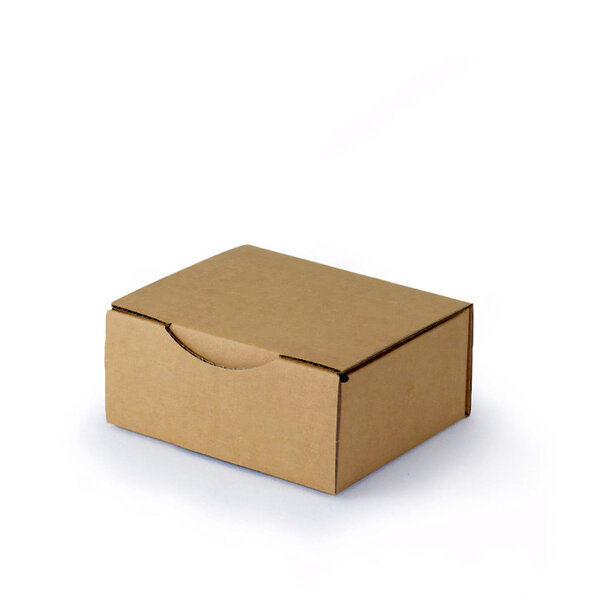 Lot de 5 Boîtes postales d’expédition carton 240x170x50 . Coloris Marron