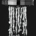 Tiger Pomme de douche Boston Massage Acier inoxydable poli