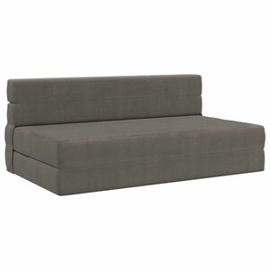 vidaXL Canapé-lit pliable Gris clair 152 x 86 5 x 60 cm Tissu