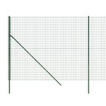 vidaXL Clôture en treillis métallique vert 1 6x25 m acier galvanisé