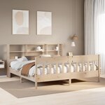 vidaXL Cadre de lit sans matelas 180x200 cm bois massif de pin