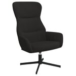 vidaXL Chaise de relaxation Noir Velours