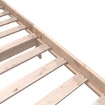 vidaXL Cadre de lit sans matelas bois massif 140x200 cm