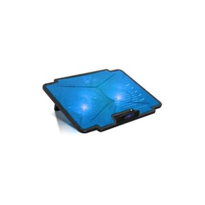 Spirit Of Gamer Refroidisseur PC AirBlade 100 Blue - 15.6 - Double ventilateurs LED - Noir / Bleu