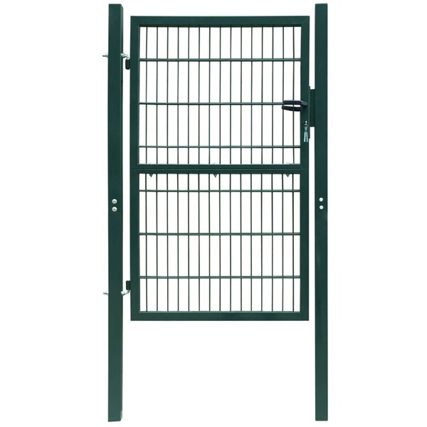 vidaXL Portillon Acier 106x248 cm Vert