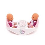 SMOBY Baby Nurse Chaise Haute Jumeaux + 4 Accessoires