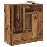 vidaXL Buffet avec tiroirs et portes vieux bois 70 5x34x74 5 cm