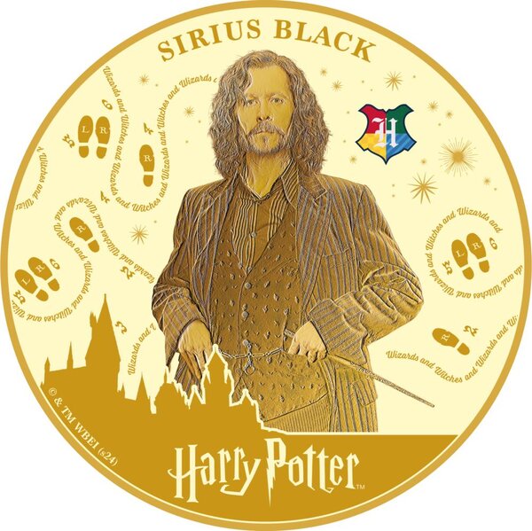 Pièce de monnaie en Or 25 Dollars g 0.155 (1/200 oz) Millésime 2024 Harry Potter Gold Collection 2024 SIRIUS BLACK