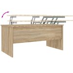 Vidaxl table basse chêne sonoma 102x50 5x46 5 cm bois d'ingénierie