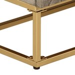 vidaXL Commode 55x30x76 cm bois massif de manguier et fer