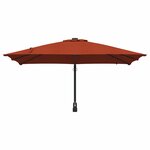 vidaXL Parasol de jardin Couleur terre cuite 248.5 x 247.5 x 160 cm