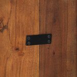 vidaXL Tête de lit multicolore 140 cm bois massif récupération