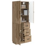 vidaXL Ensemble de Meubles 2 Pièces Chêne artisanal Bois d'ingénierie