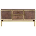 vidaXL Buffet 120x29x60 cm Bois de manguier massif