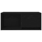 vidaXL Meuble TV chêne noir 60x31x25 5 cm bois d'ingénierie