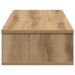 vidaXL Étagère murale avec tiroirs chêne artisanal bois d'ingénierie