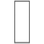 vidaXL Portant de bois de chauffage Noir mat 110x28x312 cm Acier