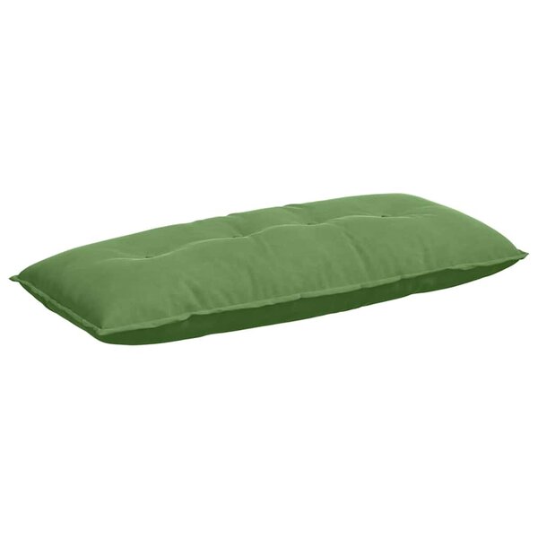 vidaXL Coussin de Dos Vert clair 120 x 50 cm Tissu en velours côtelé