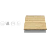 Medisana pèse-personne bambou ps 440 marron