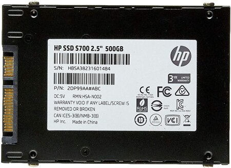 Acheter Disque Dur SSD 250 Go HP S700 SATA3 - PowerPlanetOnline
