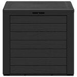 vidaXL Boîte de stockage jardin Anthracite 58 5x46x55 cm Polypropylène