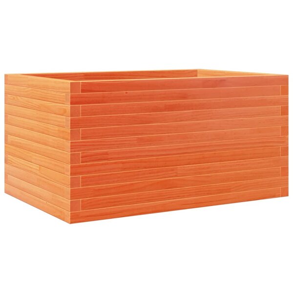 vidaXL Jardinière cire marron 90x60x45 5 cm bois de pin massif