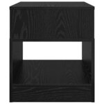 vidaXL Table d'appoint 2 Pièces Chêne noir 40 5 x 40 x 45 cm