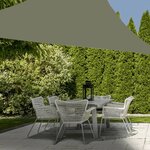 ProGarden Toile d'ombrage 3 6x3 6x3 6 m vert triangulaire