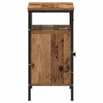 vidaXL Armoire lavabo de salle de bain vieux bois 60x30x60 cm