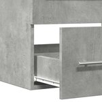 vidaXL Armoire d'évier Gris béton 60x38 5x48 cm Aggloméré