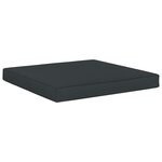 vidaXL Coussins de canapé palette 4 Pièces Anthracite Tissu