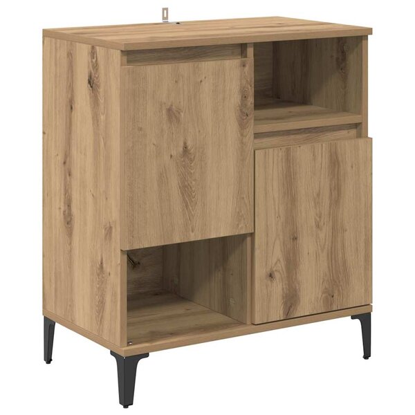 vidaXL Buffet chêne artisanal 60 x 35 x 70 cm Bois d'ingénierie