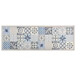 vidaXL Tapis de sol de cuisine lavable Mosaïque 45x150 cm