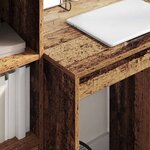 vidaXL Bureau avec tiroir 2 Pièces Bois ancien