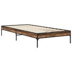 vidaXL Cadre de lit Bois ancien 80 x 200 cm Bois d'ingénierie