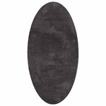 vidaXL Tapis HUARTE Anthracite 100 x 200 cm Polyester