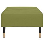 vidaXL Repose-pied Vert clair 78x56x32 cm Velours
