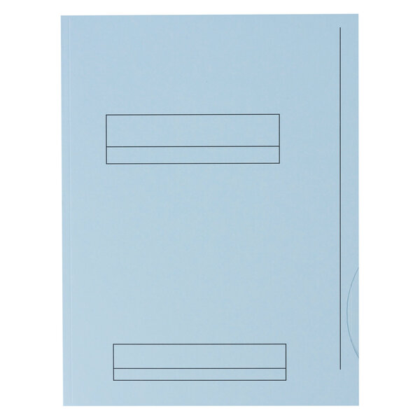 Chemises dossier 2 rabats oxford 24 x 32 cm bleu pastel - paquet de 50
