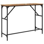 vidaXL Table console Bois ancien 100 x 32 x 75 cm Bois d'ingénierie