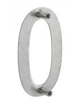 THIRARD - Chiffre 0 à visser  inox  H.100mm