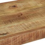 vidaXL Banc Marron 100 x 35 x 45 cm Bois de manguier massif