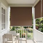 vidaXL Store enrouleur Protection UV Taupe 80 x 140 cm Polyester