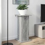 vidaXL Support de Plante 2 pièces Sonoma gris 30 5 x 30 x 60 5 cm