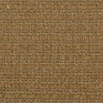 vidaXL Voile d'ombrage 160 g/m² Taupe 4 5x4 5 m PEHD