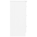 vidaXL Commode ALTA blanc 112x35x73 cm bois massif de pin