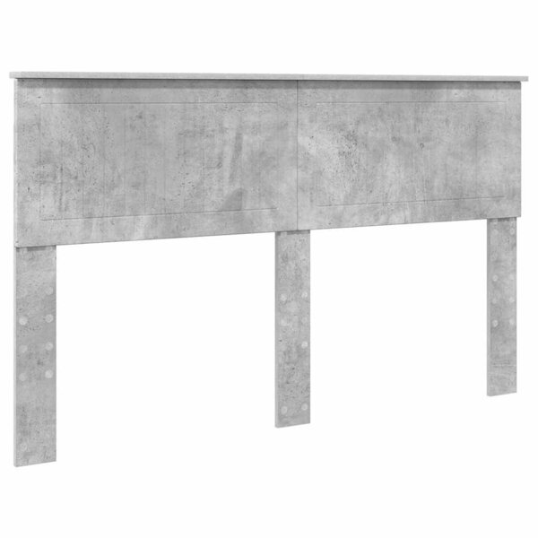 vidaXL Tête de lit Gris béton 150 cm Bois d'ingénierie
