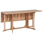 vidaXL Mobilier à dîner d'extérieur pliable 7 Pièces Bois solide de teck