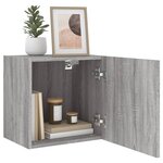 vidaXL Meubles TV muraux 2Pièces sonoma gris 40 5x30x40cm bois ingénierie