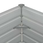 vidaXL Jardinière surélevée Marron 160x80x77 cm Acier galvanisé